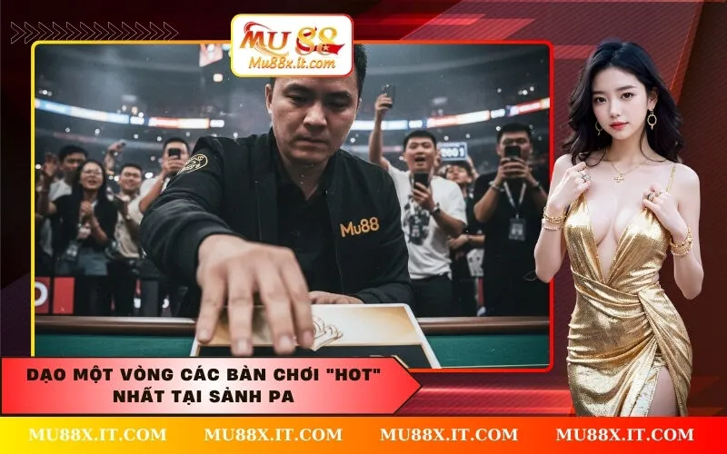Dạo một vòng các bàn chơi hot nhất tại sảnh PA